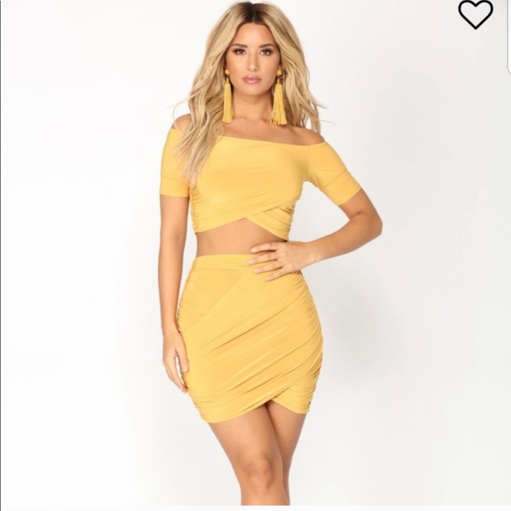 NWT Fashion Nova Skirt Set